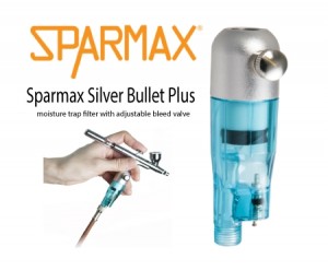 Sparmax Silver Bullet Plus moisture trap filter with adjustable bleed valve